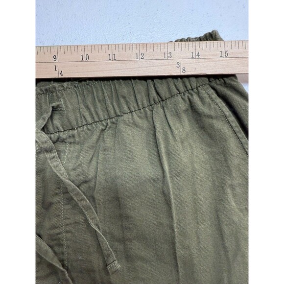 Gap MT Medium Tall Womens Easy Pants Green Cargo Drawstring Ankle Utility Casual - Picture 5 of 6